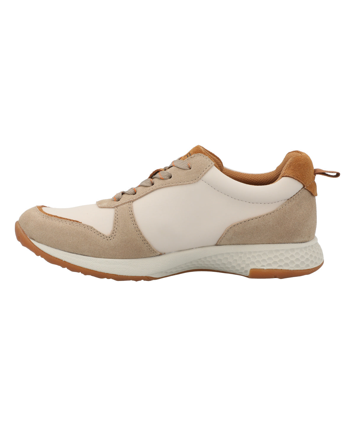 Zapatilla Cuero Mujer Cali Beige/Crudo