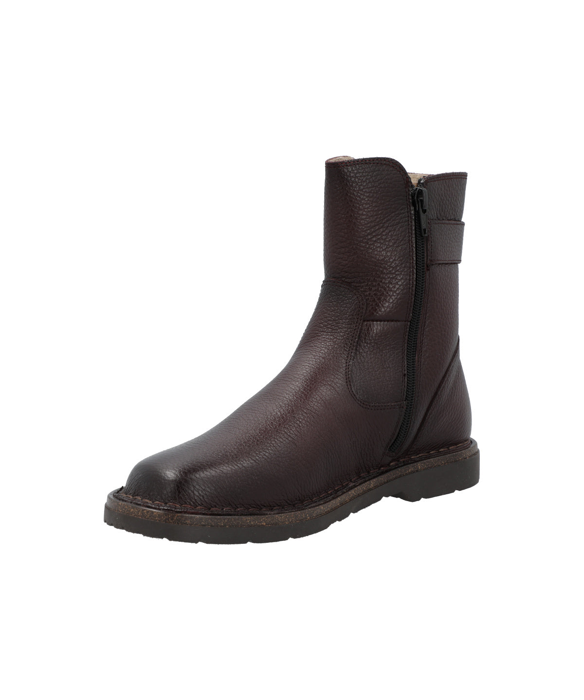 Botin Cuero Mujer Apulia Rojo