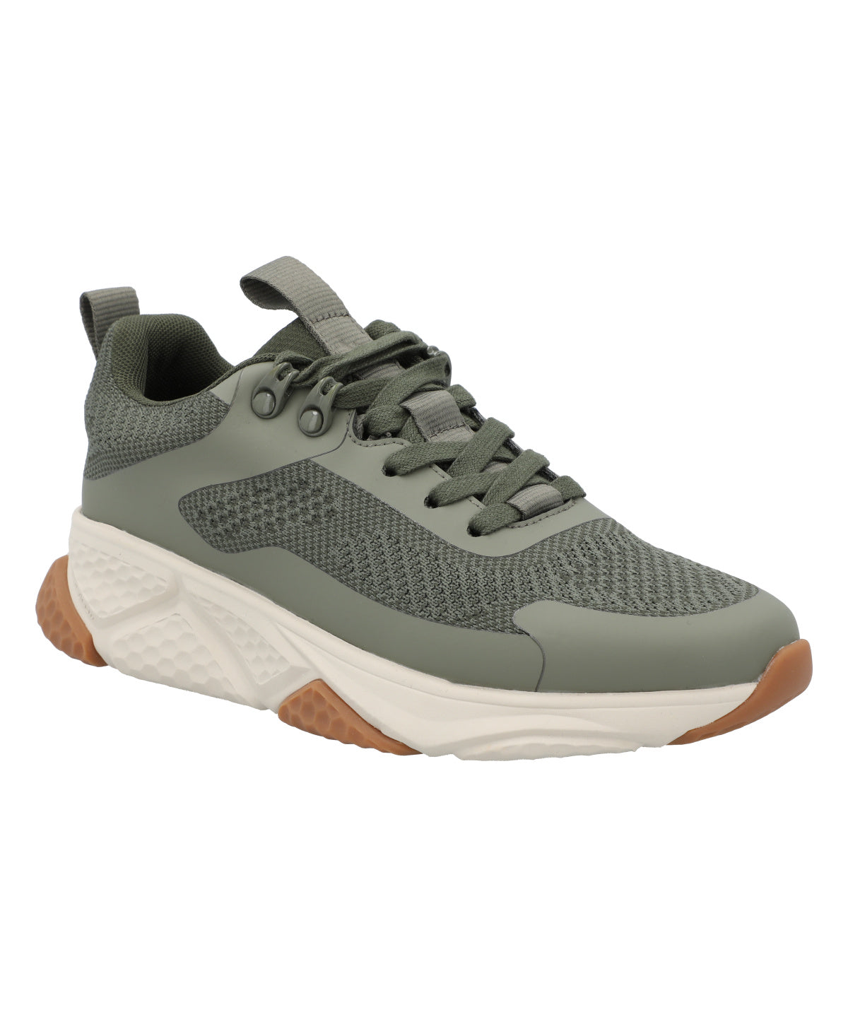 Zapatilla Cuero Mujer Benza Verde