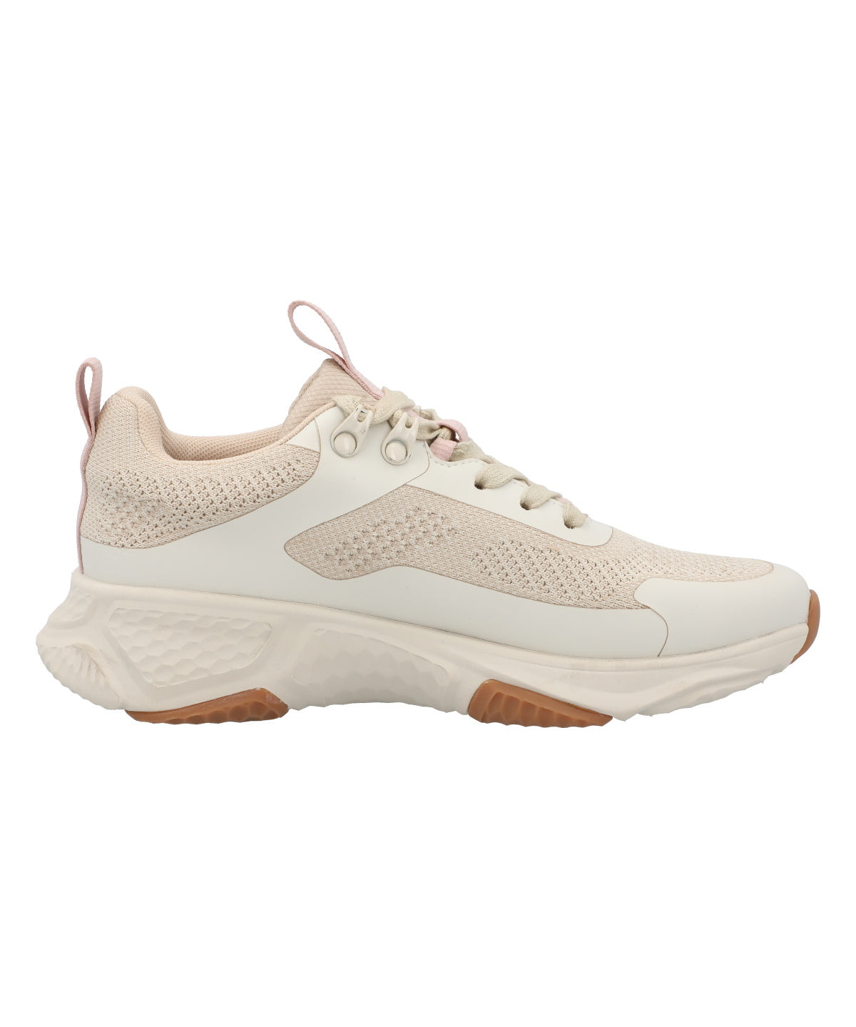 Zapatilla Cuero Mujer Benza Beige/Crudo