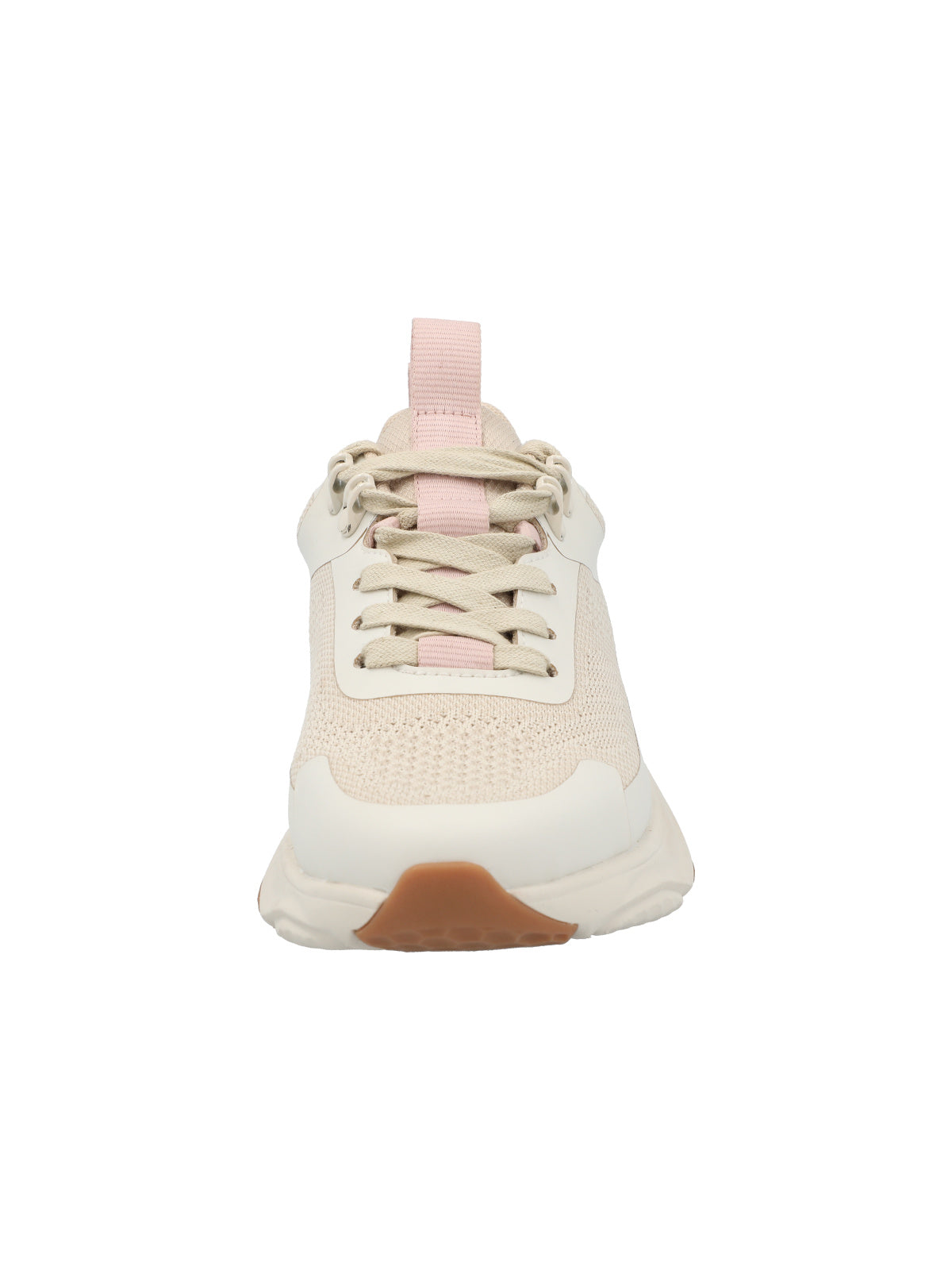 Zapatilla Cuero Mujer Benza Beige/Crudo