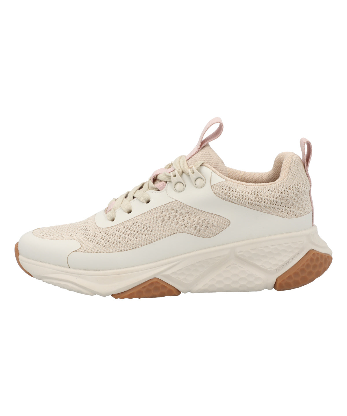 Zapatilla Cuero Mujer Benza Beige/Crudo