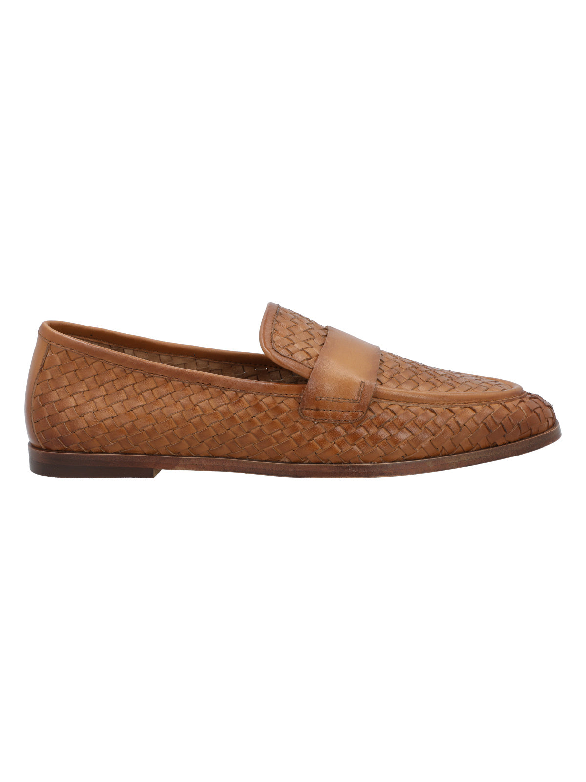 Mocasin Cuero Mujer Vittoria Rojo