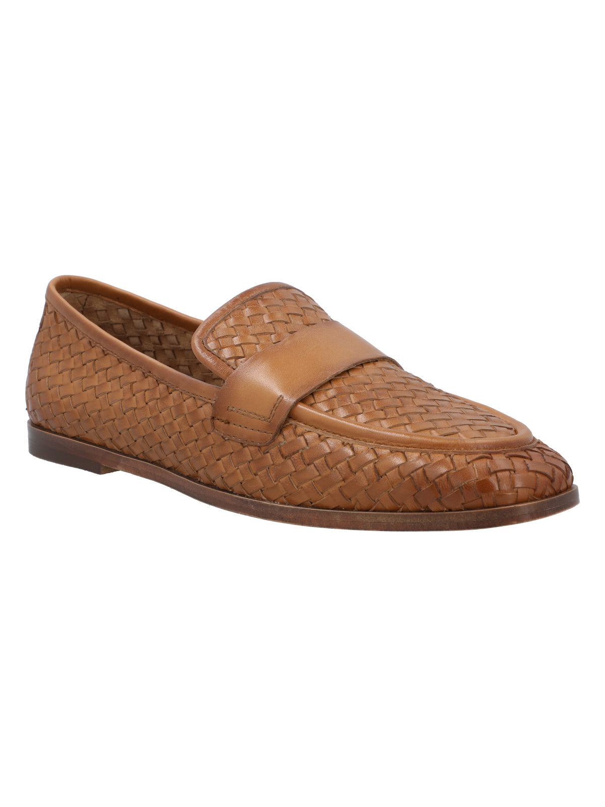 Mocasin Cuero Mujer Vittoria Rojo