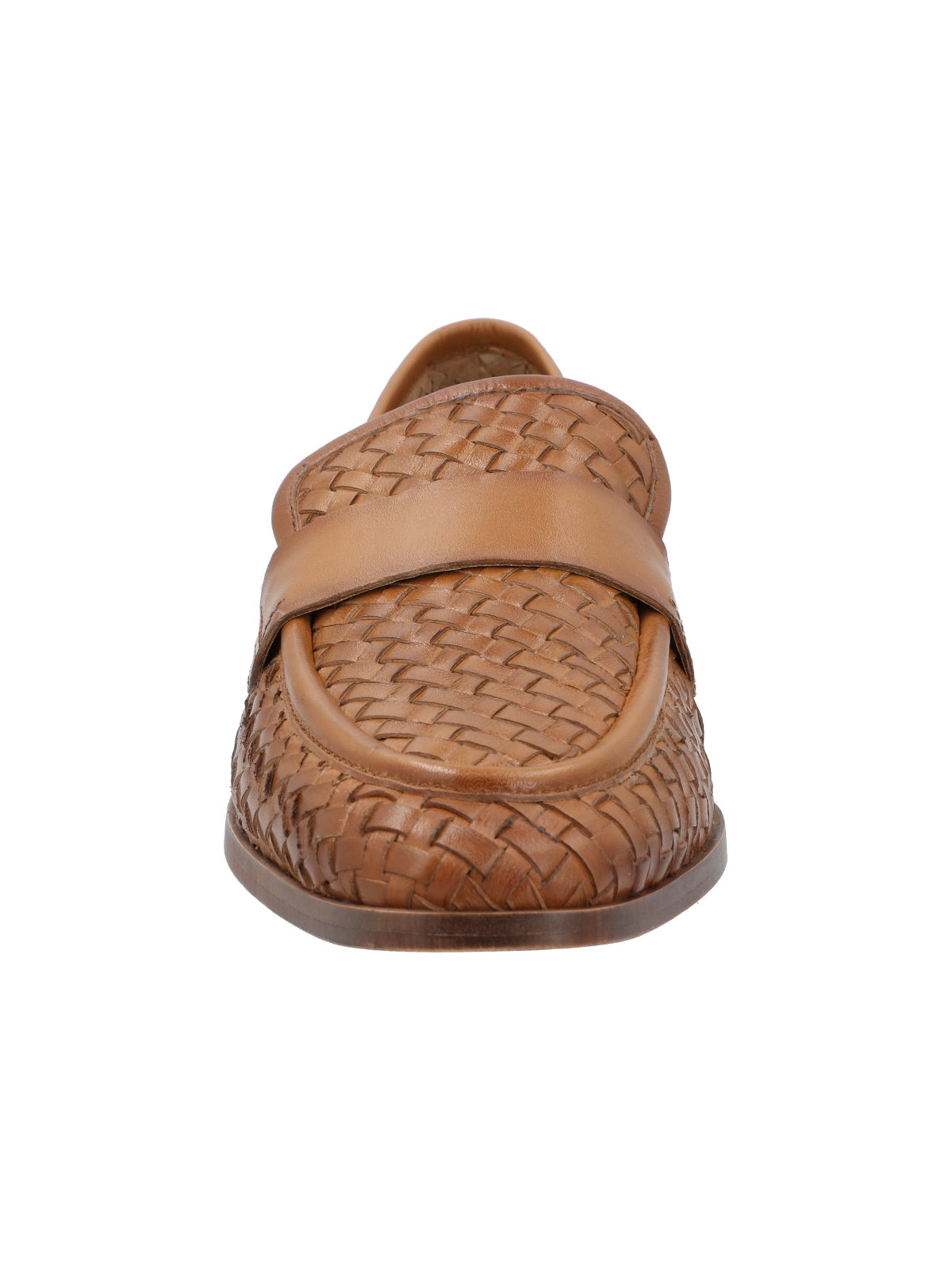 Mocasin Cuero Mujer Vittoria Rojo