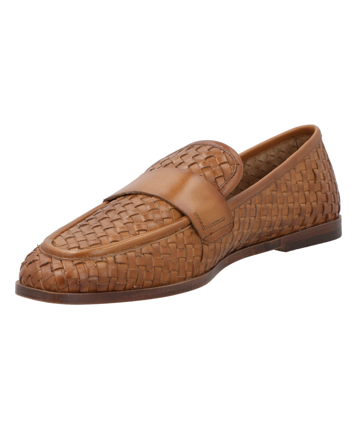 Mocasin Cuero Mujer Vittoria Rojo