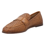 Mocasin Cuero Mujer Vittoria Rojo