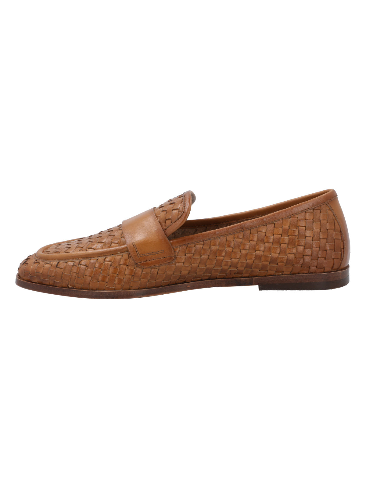 Mocasin Cuero Mujer Vittoria Rojo
