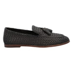 Mocasin Cuero Mujer Giulia Azul