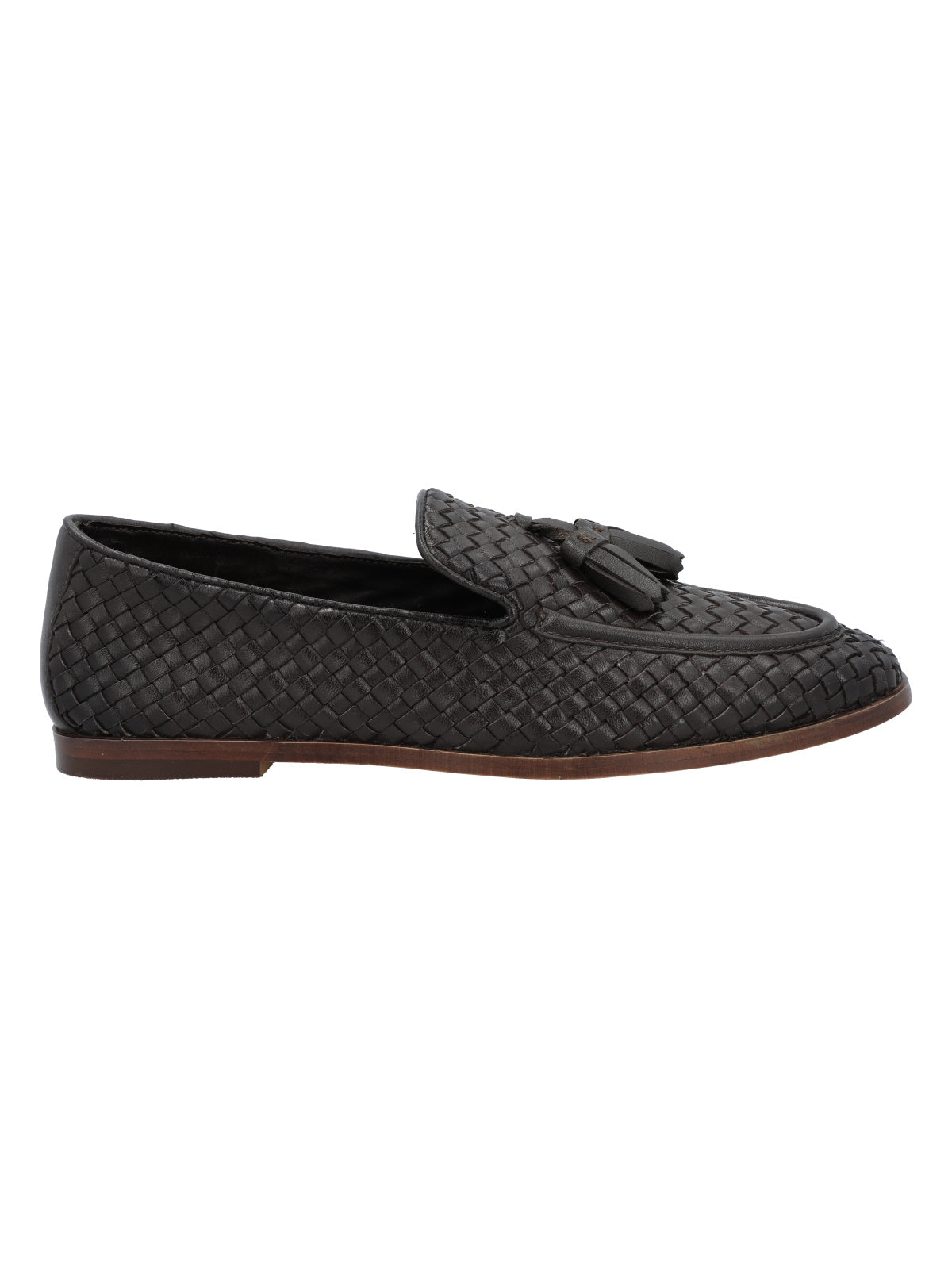 Mocasin Cuero Mujer Giulia Azul