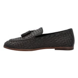 Mocasin Cuero Mujer Giulia Azul