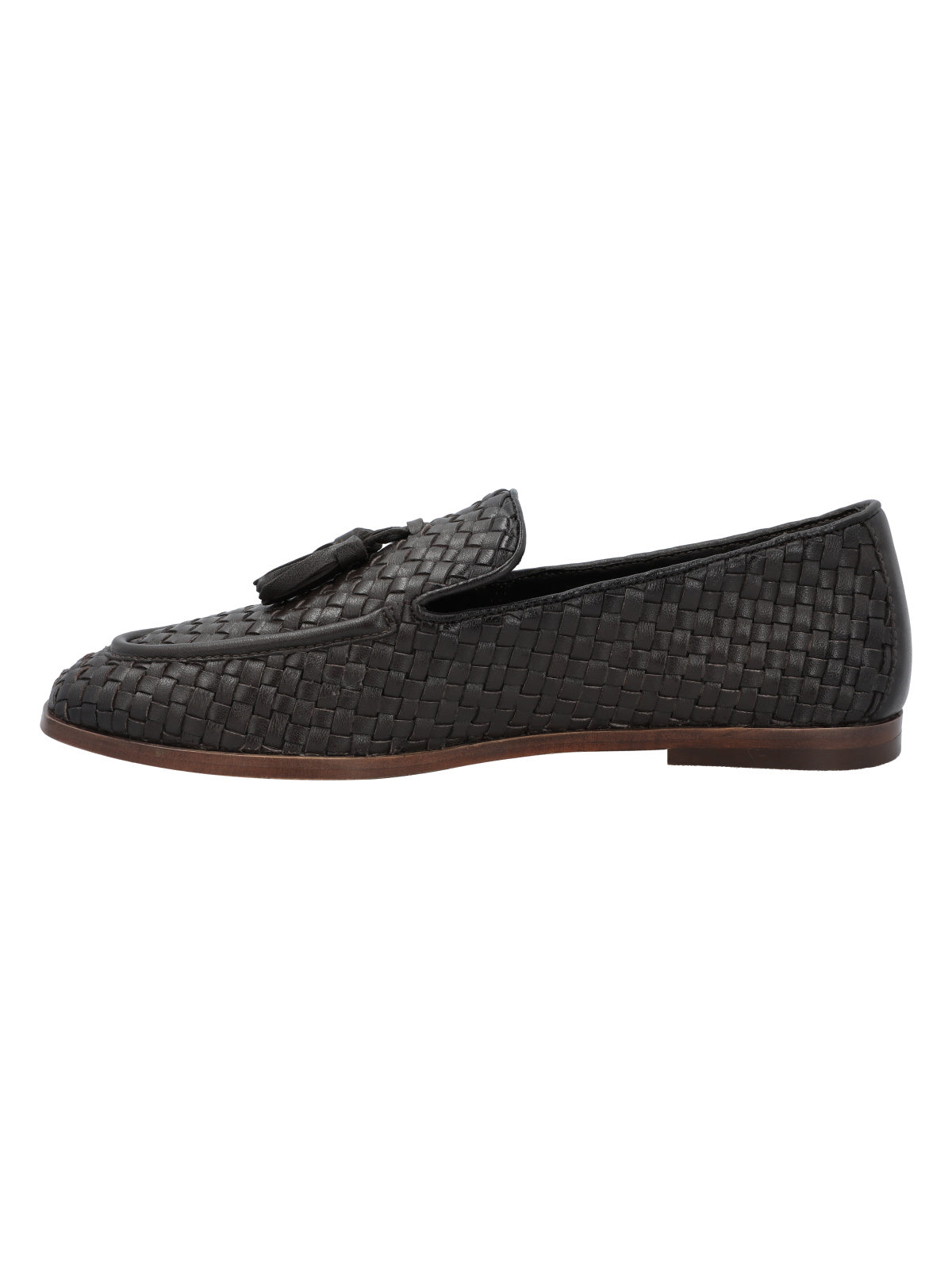 Mocasin Cuero Mujer Giulia Azul