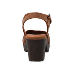 Zueco Cuero Mujer Ginevra Café Rockford