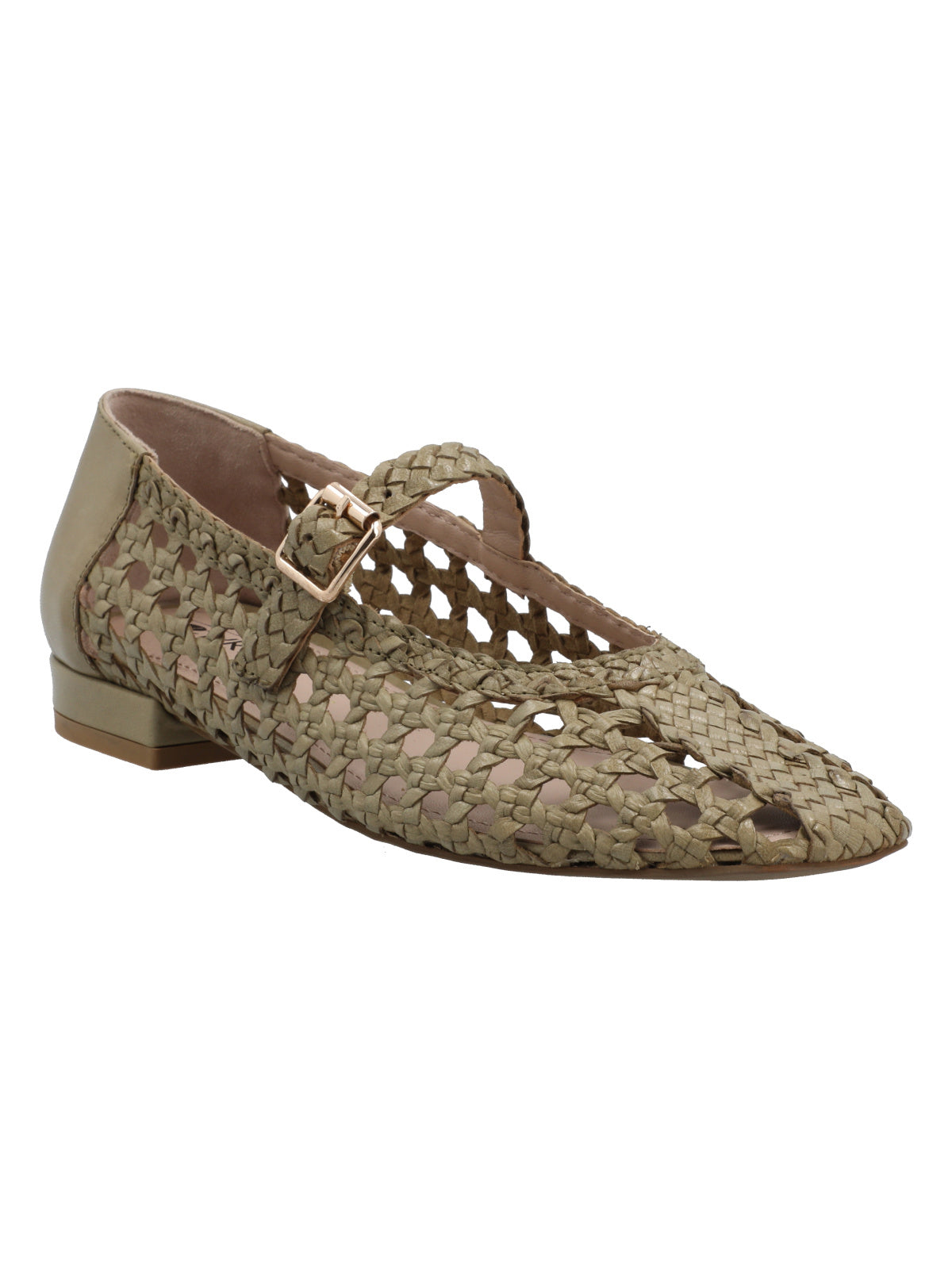 Ballerina Cuero Mujer Dunedin Verde Rockford