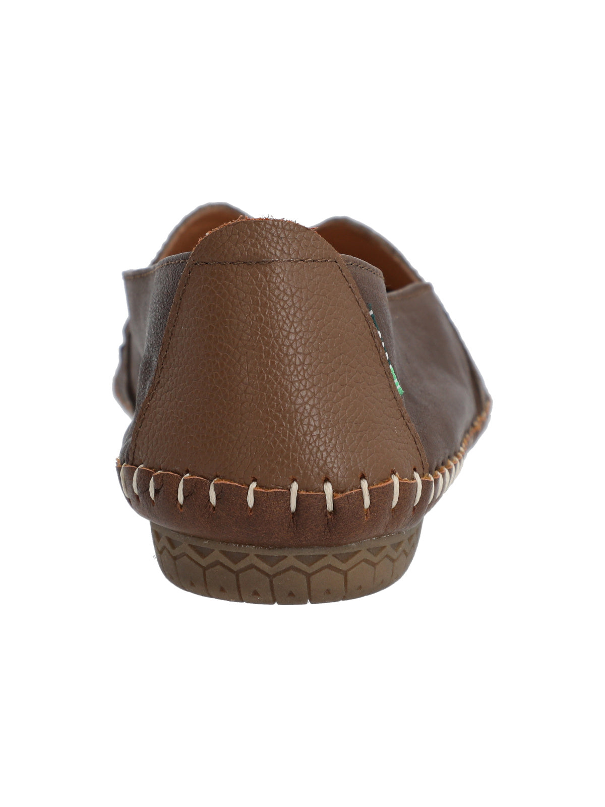 Slip On Cuero Mujer Hibiscus Café Oscuro Rockford