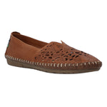 Slip On Cuero Mujer Hibiscus Café Rockford