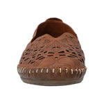 Slip On Cuero Mujer Hibiscus Café Rockford