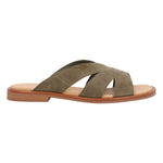 Sandalia Cuero Mujer Kingston Verde Rockford