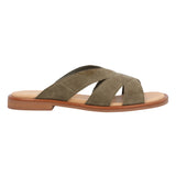 Sandalia Cuero Mujer Kingston Verde Rockford