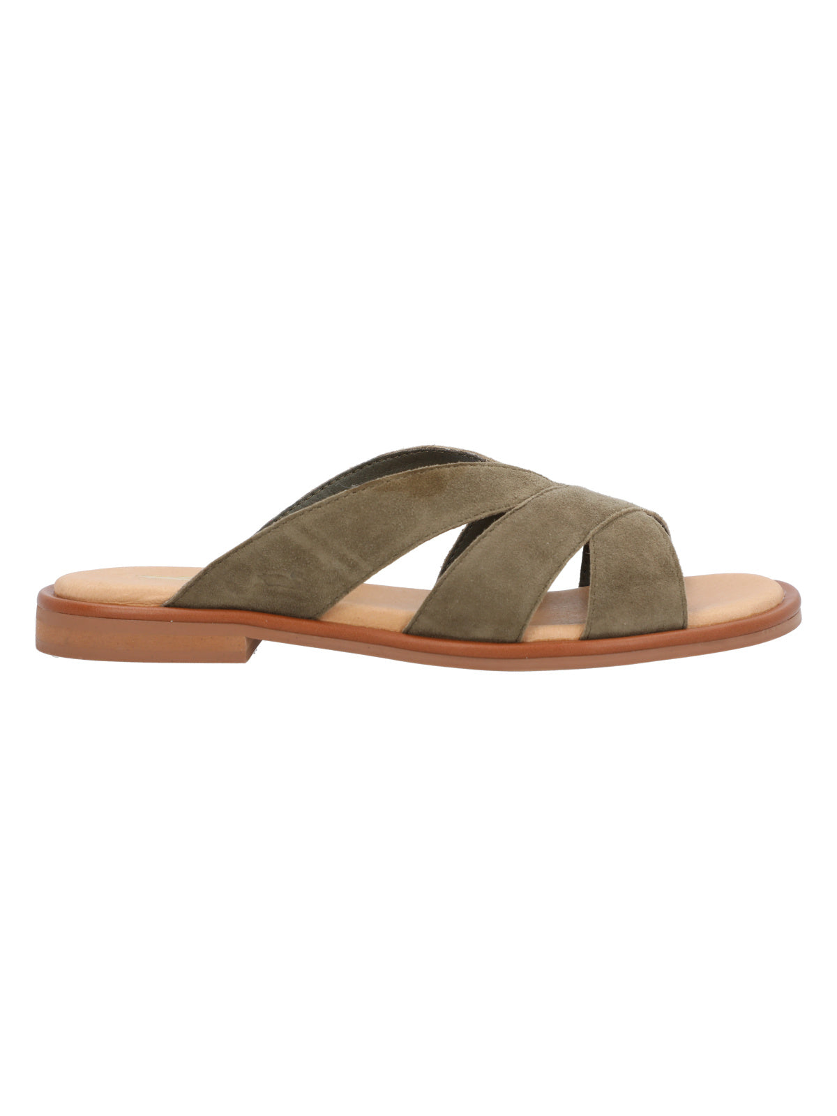 Sandalia Cuero Mujer Kingston Verde Rockford