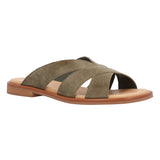Sandalia Cuero Mujer Kingston Verde Rockford