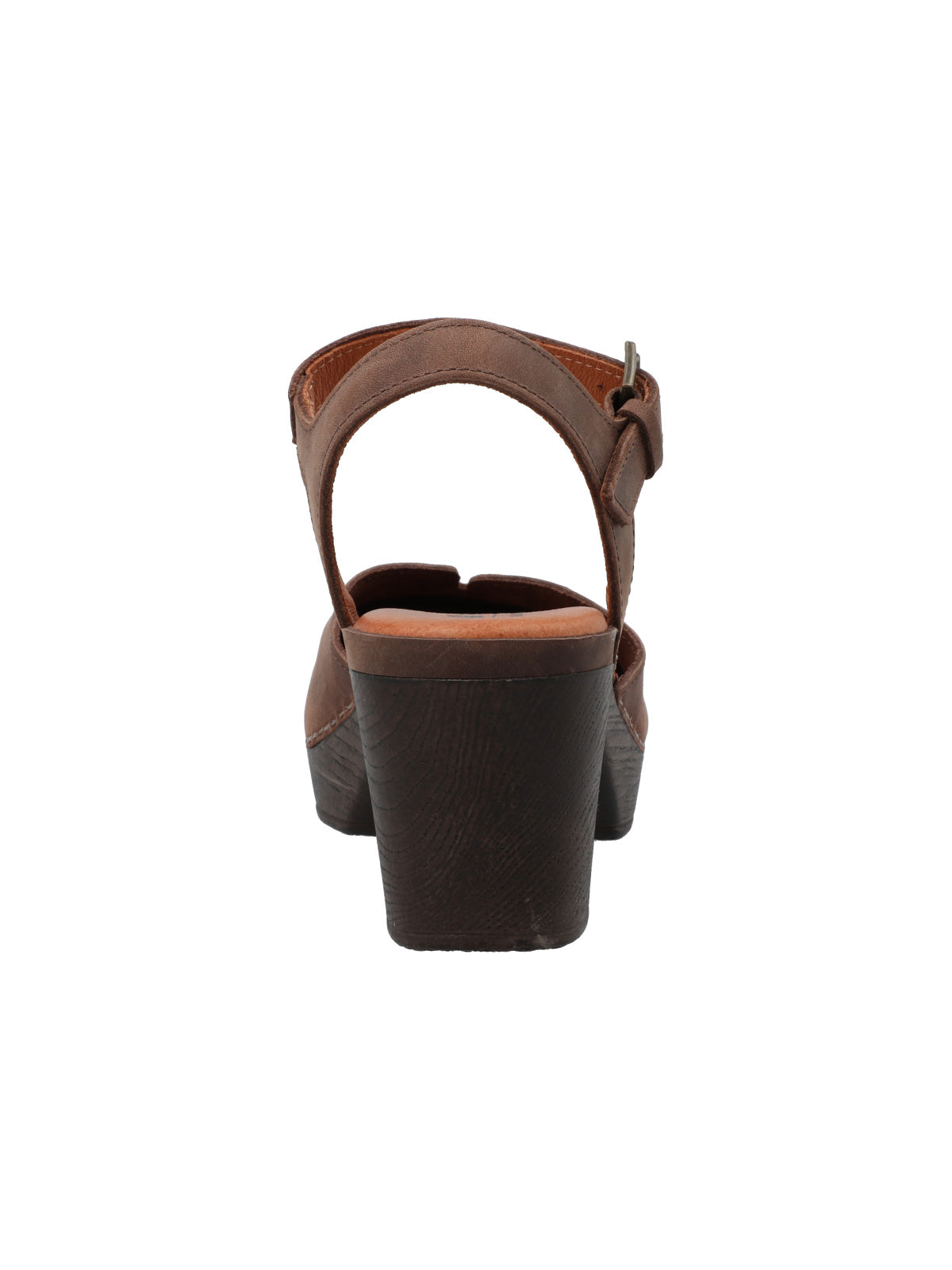 Zueco Cuero Mujer Giada Café Rockford