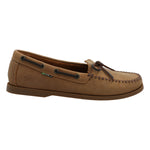 Mocasín Cuero Mujer Boat Rib Camel Rockford