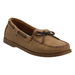 Mocasín Cuero Mujer Boat Rib Camel Rockford