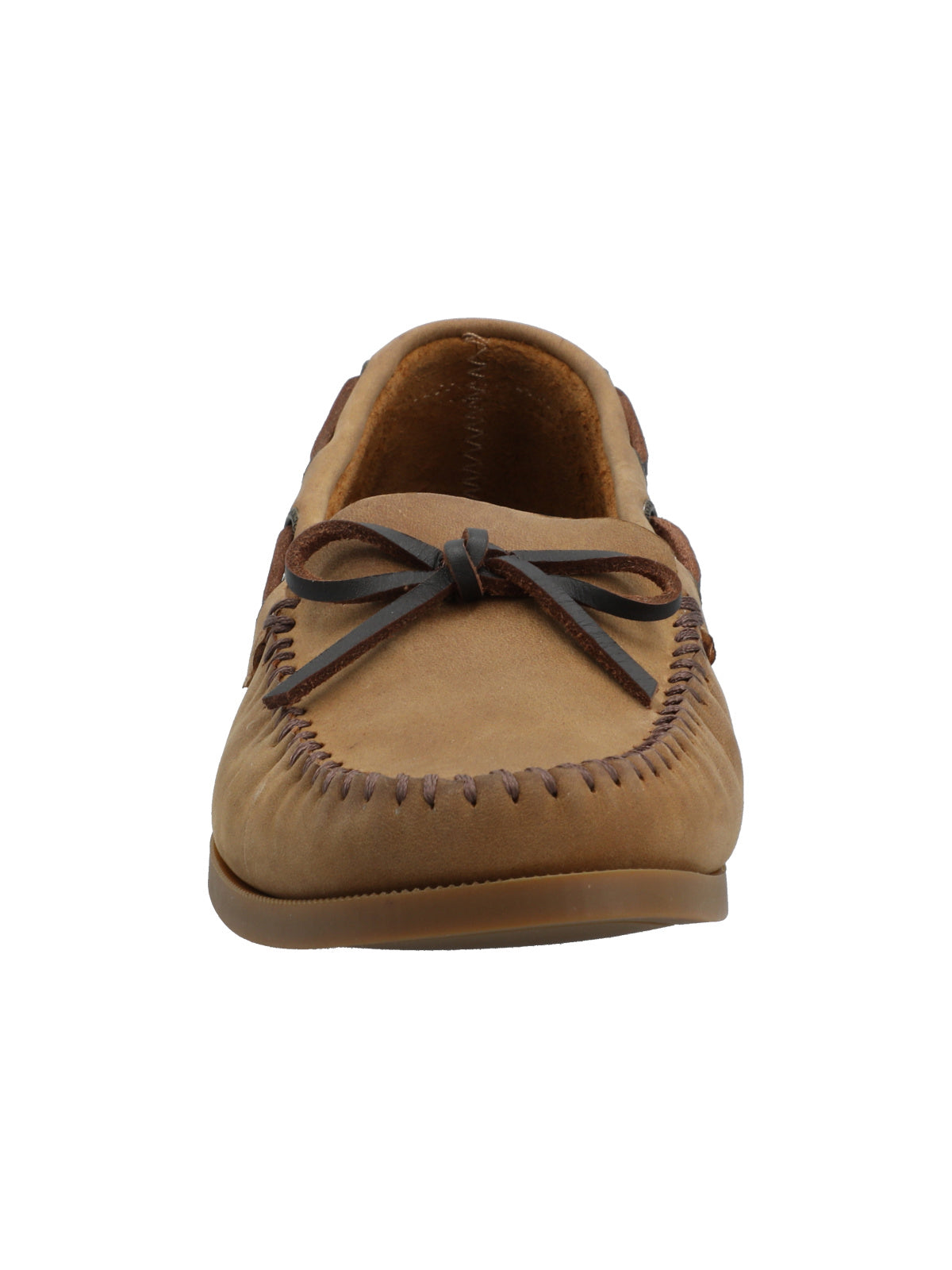 Mocasín Cuero Mujer Boat Rib Camel Rockford
