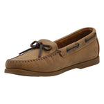 Mocasín Cuero Mujer Boat Rib Camel Rockford