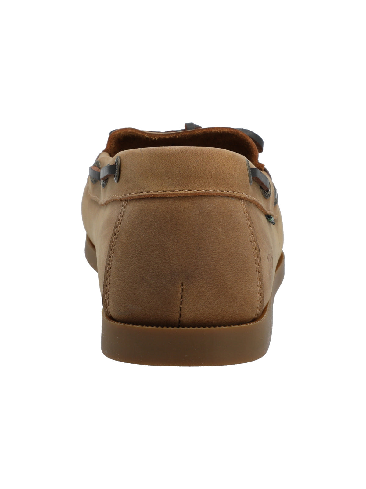 Mocasín Cuero Mujer Boat Rib Camel Rockford