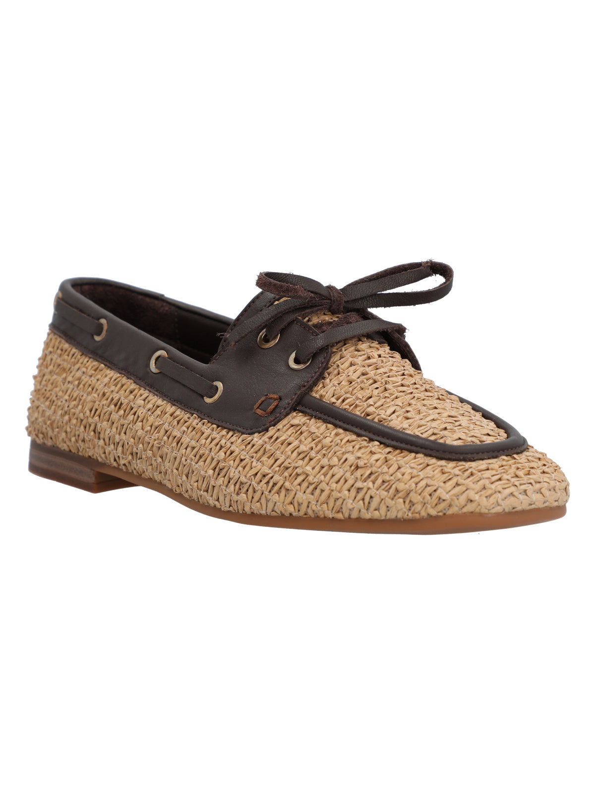 Mocasín Cuero Mujer Wellington Café Rockford