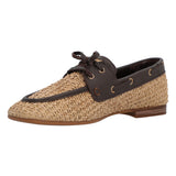 Mocasín Cuero Mujer Wellington Café Rockford