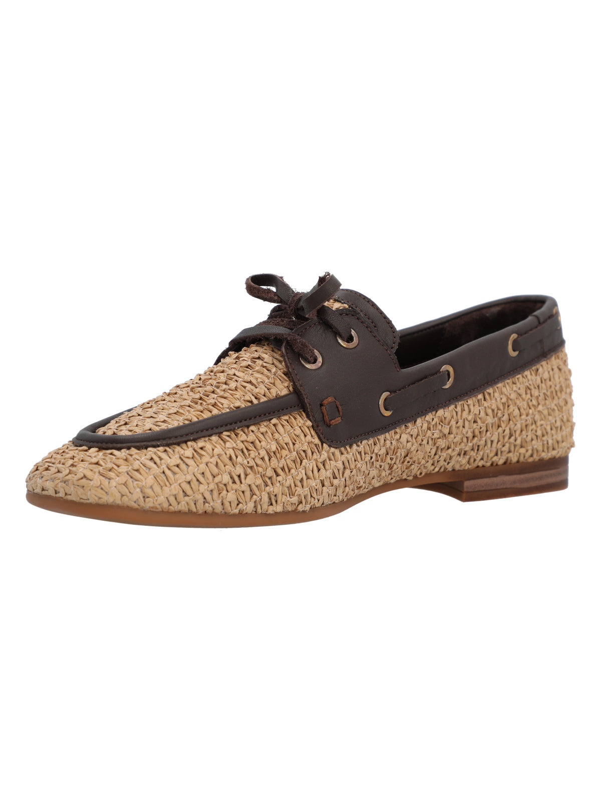 Mocasín Cuero Mujer Wellington Café Rockford