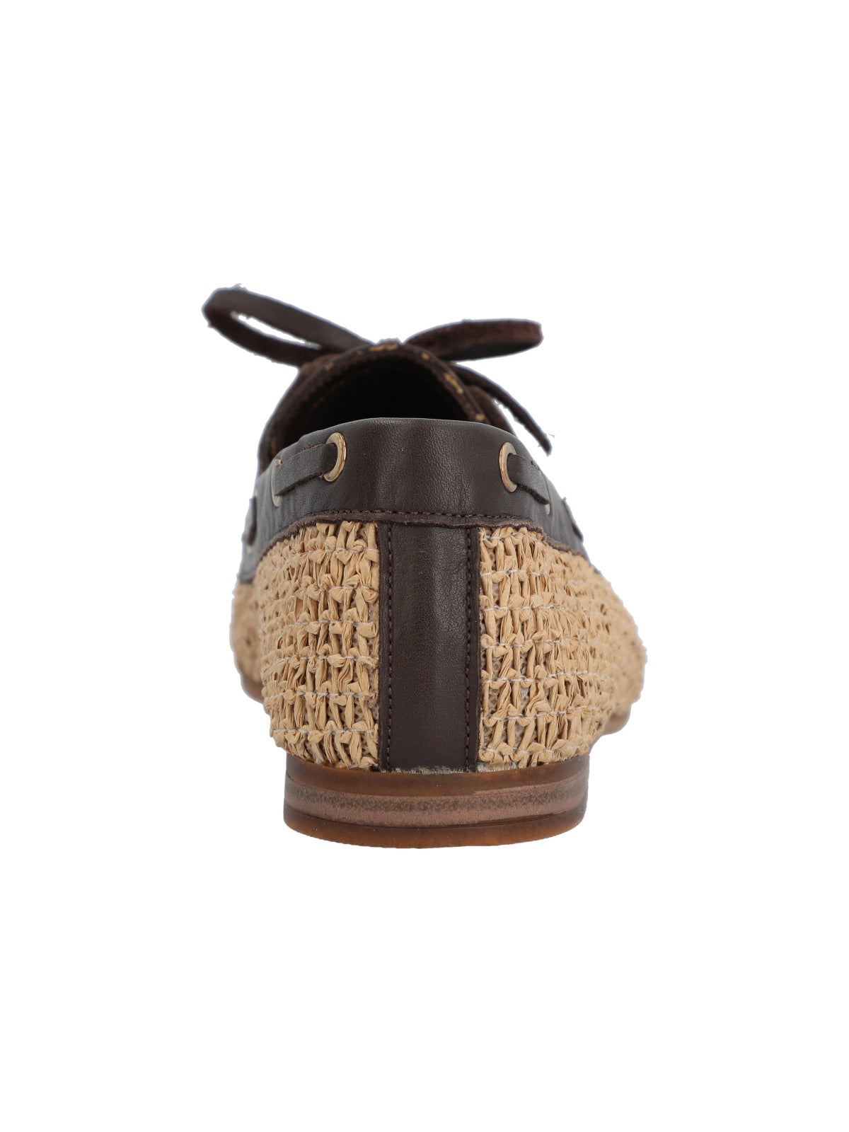 Mocasín Cuero Mujer Wellington Café Rockford