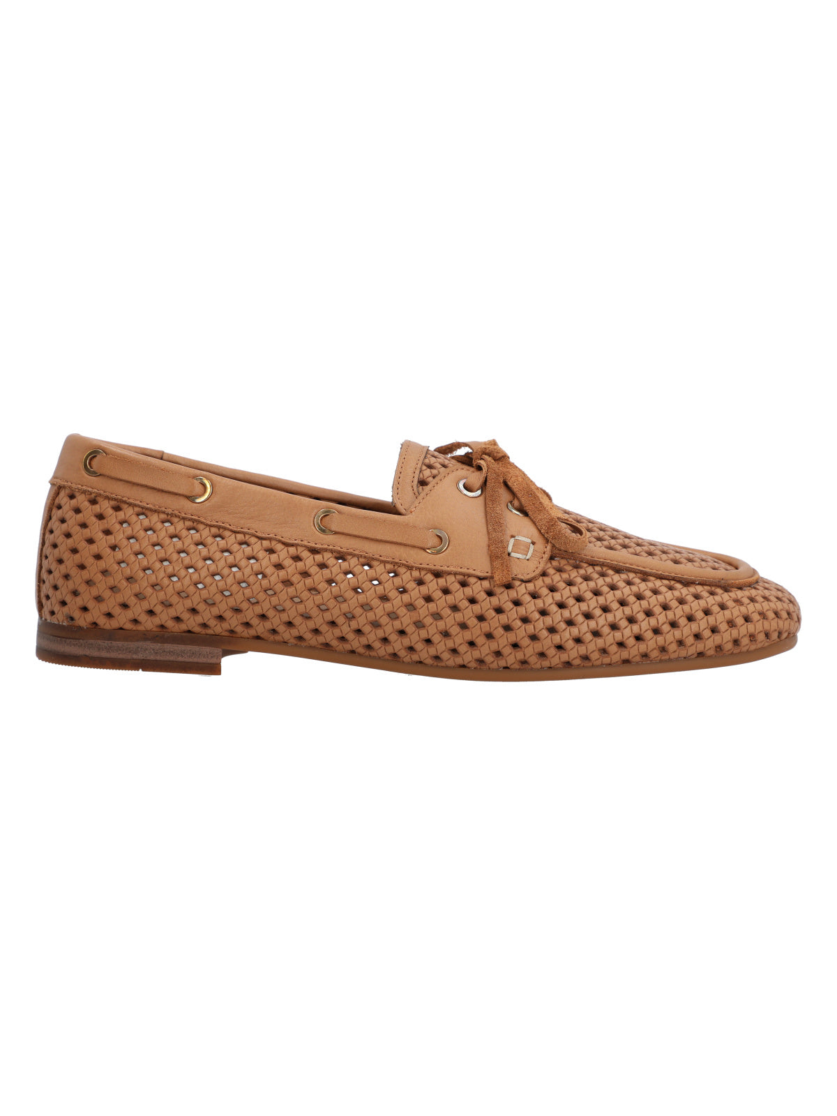 Mocasín Cuero Mujer Wellington Camel Rockford
