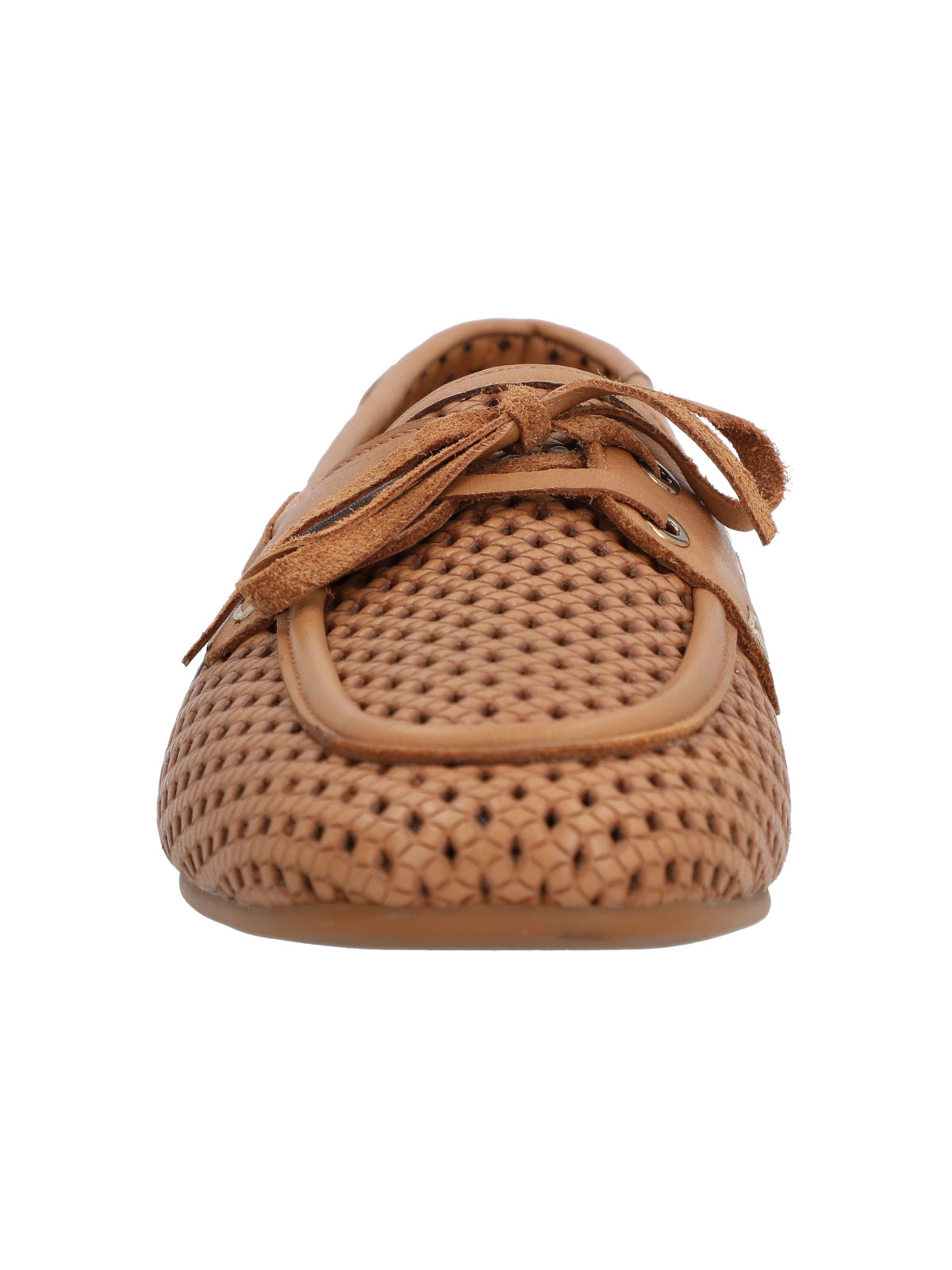 Mocasín Cuero Mujer Wellington Camel Rockford
