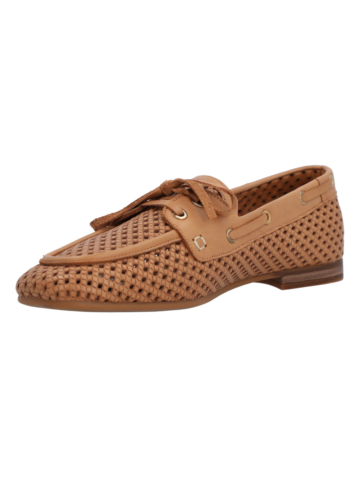 Mocasín Cuero Mujer Wellington Camel Rockford