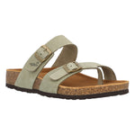 Sandalia Cuero Mujer Surrey Verde Rockford