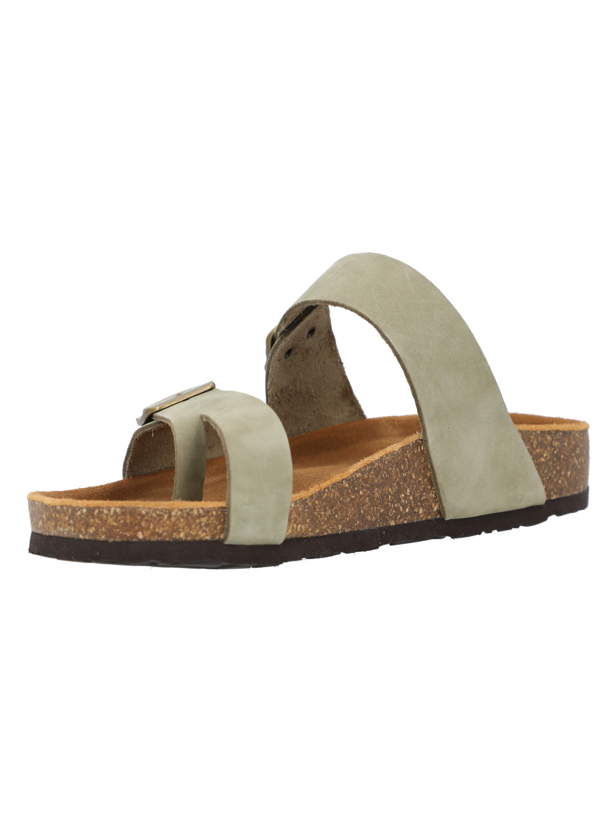 Sandalia Cuero Mujer Surrey Verde Rockford