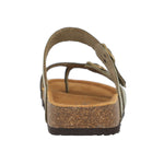 Sandalia Cuero Mujer Surrey Verde Rockford