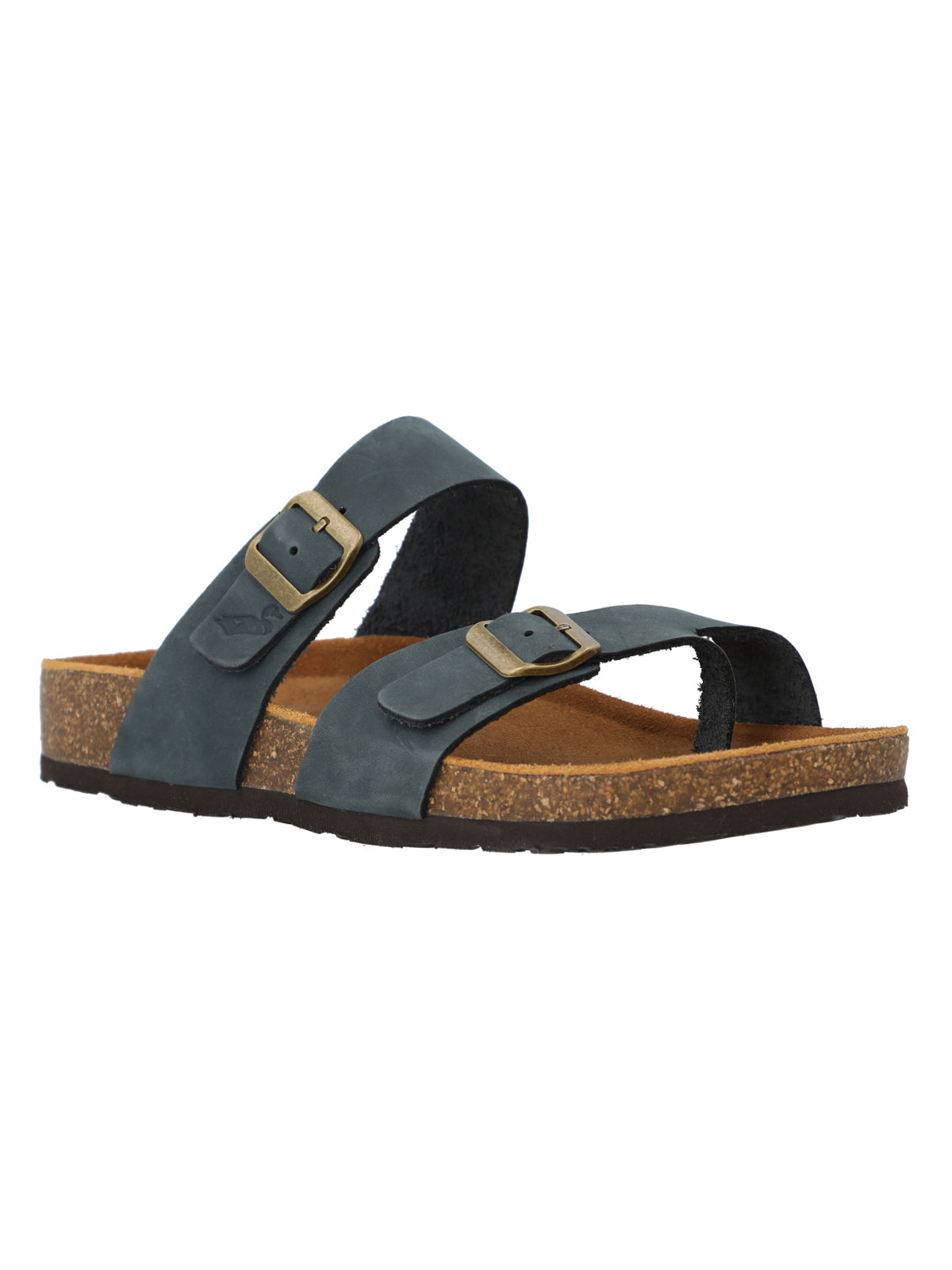 Sandalia Cuero Mujer Surrey Azul Rockford