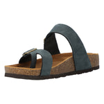 Sandalia Cuero Mujer Surrey Azul Rockford