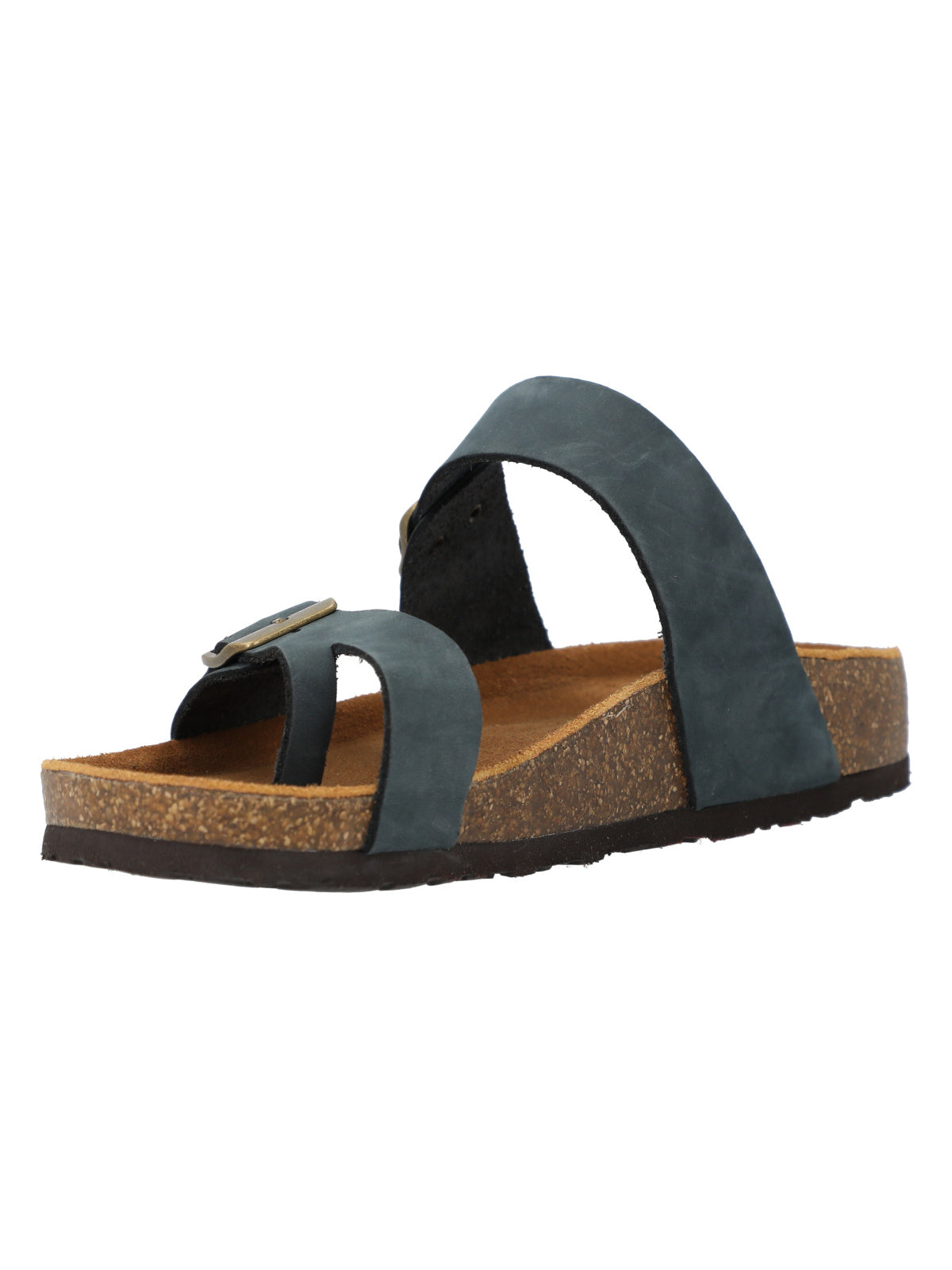 Sandalia Cuero Mujer Surrey Azul Rockford
