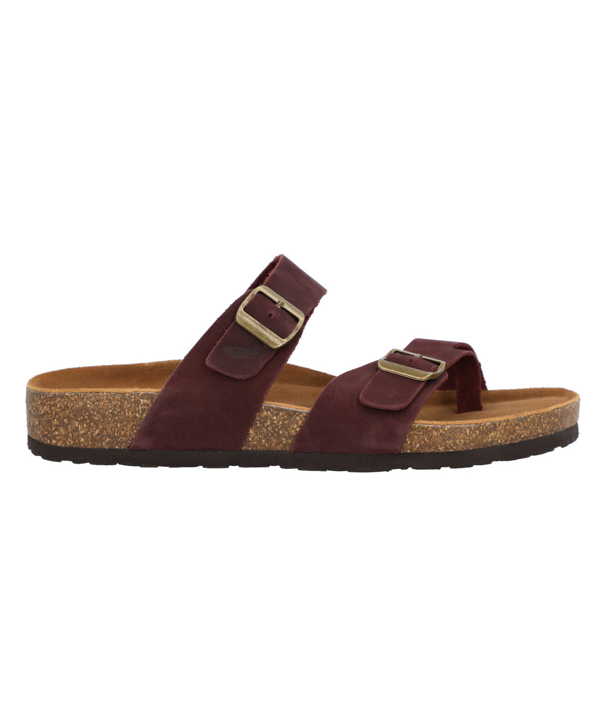 Sandalia Cuero Mujer Surrey Oliva Rockford