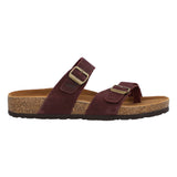 Sandalia Cuero Mujer Surrey Oliva Rockford