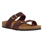 Sandalia Cuero Mujer Surrey Oliva Rockford