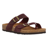 Sandalia Cuero Mujer Surrey Oliva Rockford