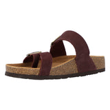 Sandalia Cuero Mujer Surrey Oliva Rockford