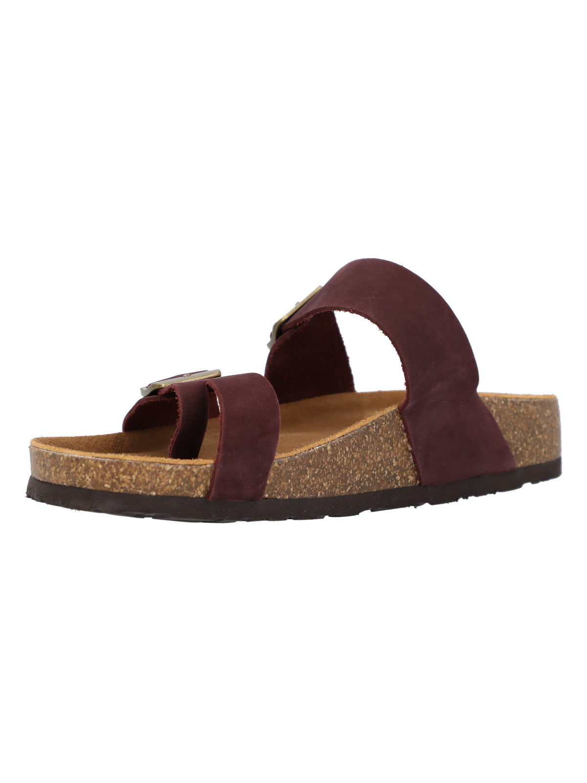 Sandalia Cuero Mujer Surrey Oliva Rockford